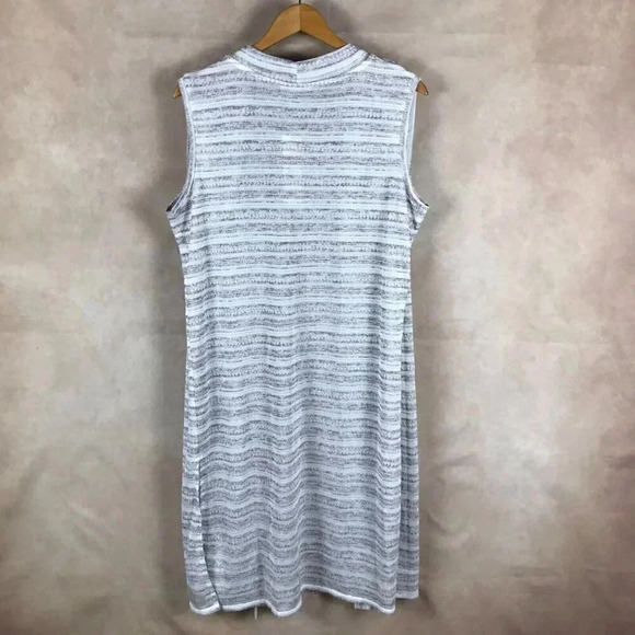 CALVIN KLEIN Sleeveless Long Cardigan Duster ONE SIZE NWT - Picture 8 of 11